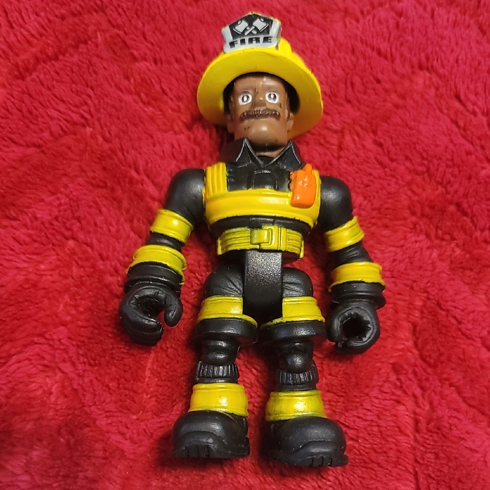 Rescue Heroes Billy Blazes Fireman 3.6 Action Figure Mattel Fisher Price 2002